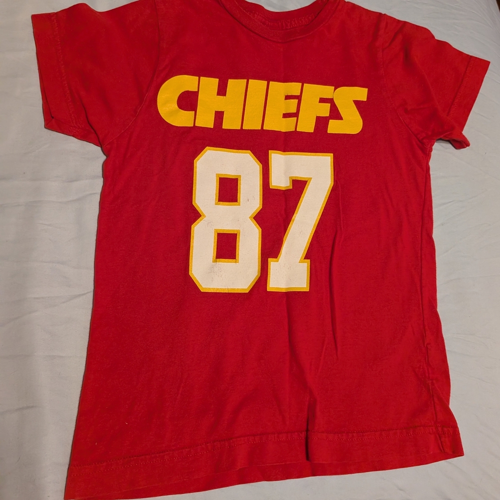 NFL Red and Yellow Chiefs Kids Tee